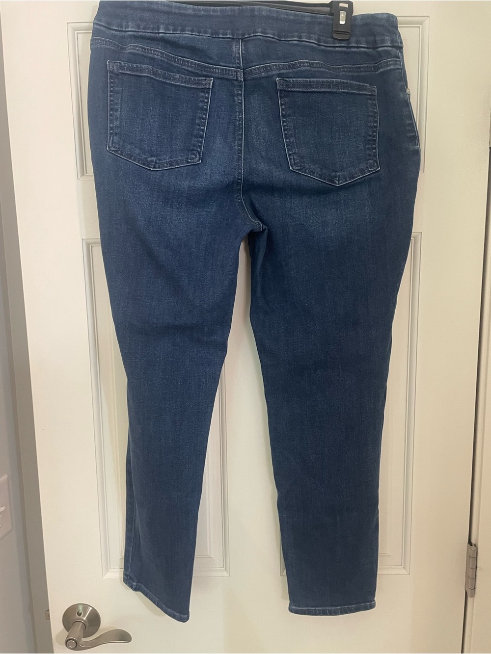 Chico's Dark Blue Straight Leg Jeans - Picture 2 of 3